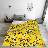 Yellow Duck Blanket – Soft, Cozy, and Full of Charm! Kawaii Toys