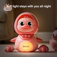 Cute Baby Learns to Crawl – Electric Swinging Duck with Music & Lights Kawaii Toys