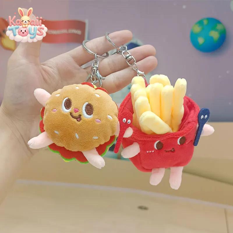 Kawaii Food Plush Keychain – A Bite-Sized Delight!