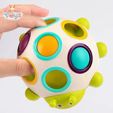 Baby Finger Beetle Fine Motor Infant Hole Digging Ball Game Toy LKCOMO No977 Store