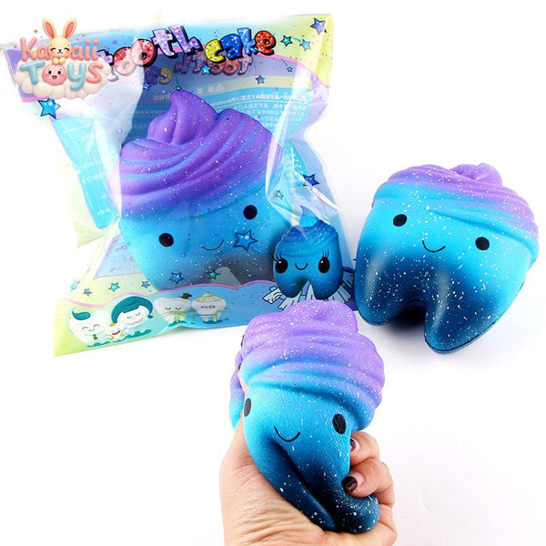 Slow Rebound Scented Toy Cute Starry Sky Teeth Kids Stress Relief Toys Kawaii Toys