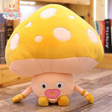 Realistic fruit plush toys Mushroom Kawaii Toys