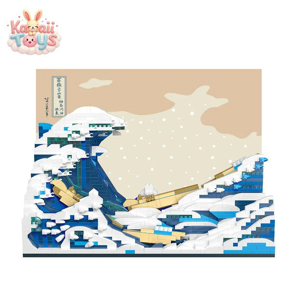 The Great Wave Off Kanagawa building blocks