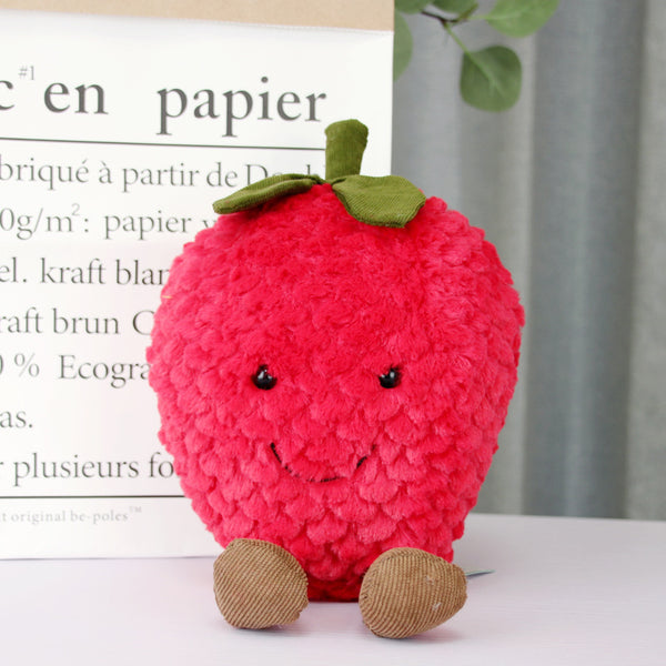 Creative simulation strawberry plush toy