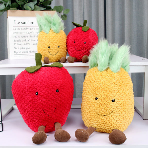 Creative simulation strawberry plush toy