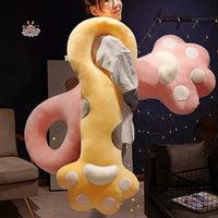 Giant Cute Cat Paw Pillow – Soft and Cozy for Ultimate Comfort Kawaii Toys