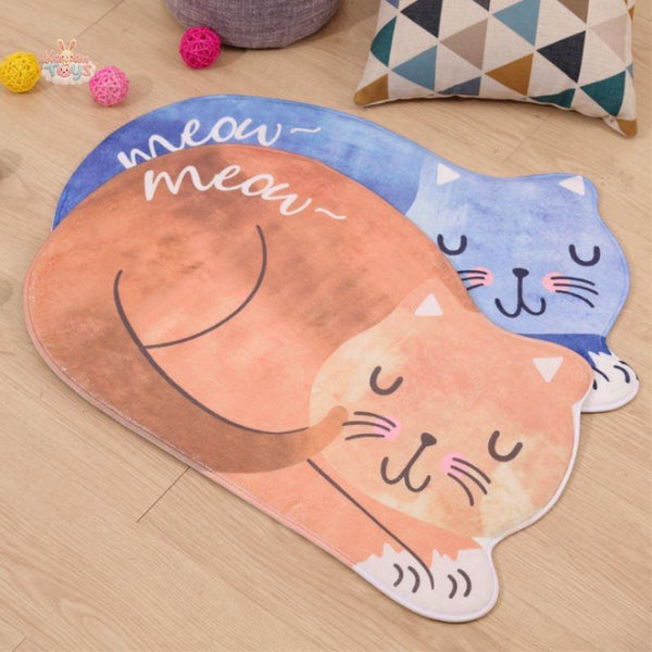 Printed Kitten Mat Antiskid Mat Carpet 45x120 Kawaii Toys