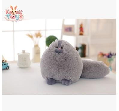 Plush Fluffy Persian Cat Toys Grey Kawaii Toys