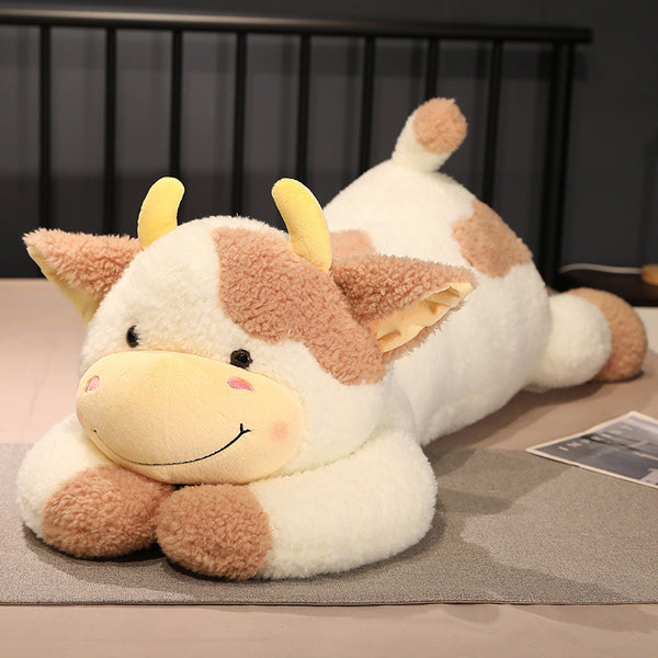 Cute Lying Cow Pillow Plush Toy Doll