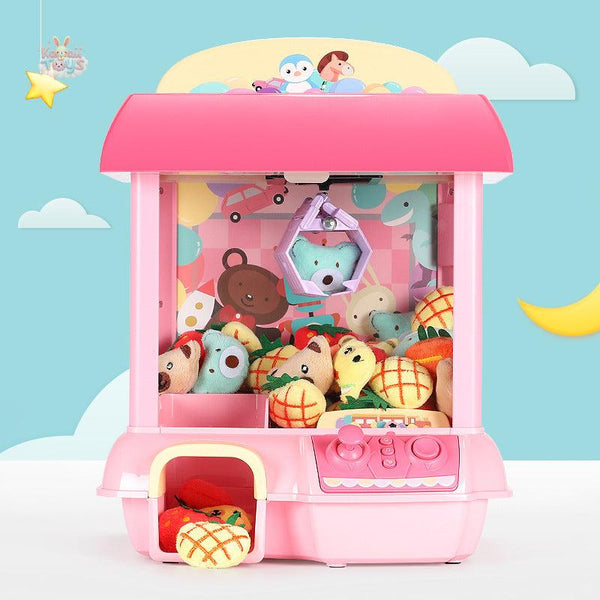 Children's Mini Crane Claw Machine Pink automatic version Kawaii Toys