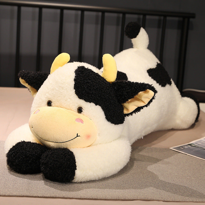 Cute Lying Cow Pillow Plush Toy Doll