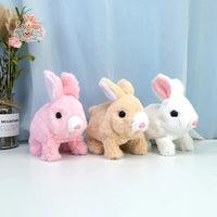 New Electronic Plush Rabbit – Soft Plush Robotic Bunny Toy for Kids Kawaii Toys