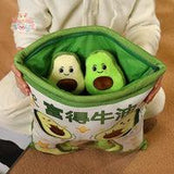 Plushie Fruit Bag – A Delightful Treat in a Cuddly Bag! Kawaii Toys