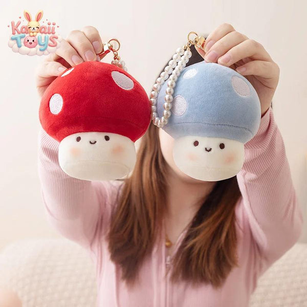 Colorful Mushroom Plush – A Tiny Burst of Joy 10cm 8pcs PUNIDAMAN Qmore Store