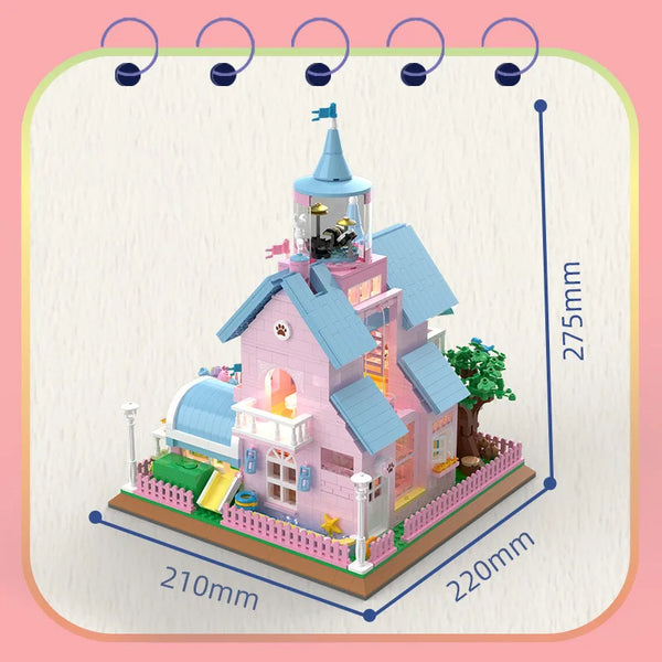 Pink Castle Building Block Set – A Fairytale Dream Come True