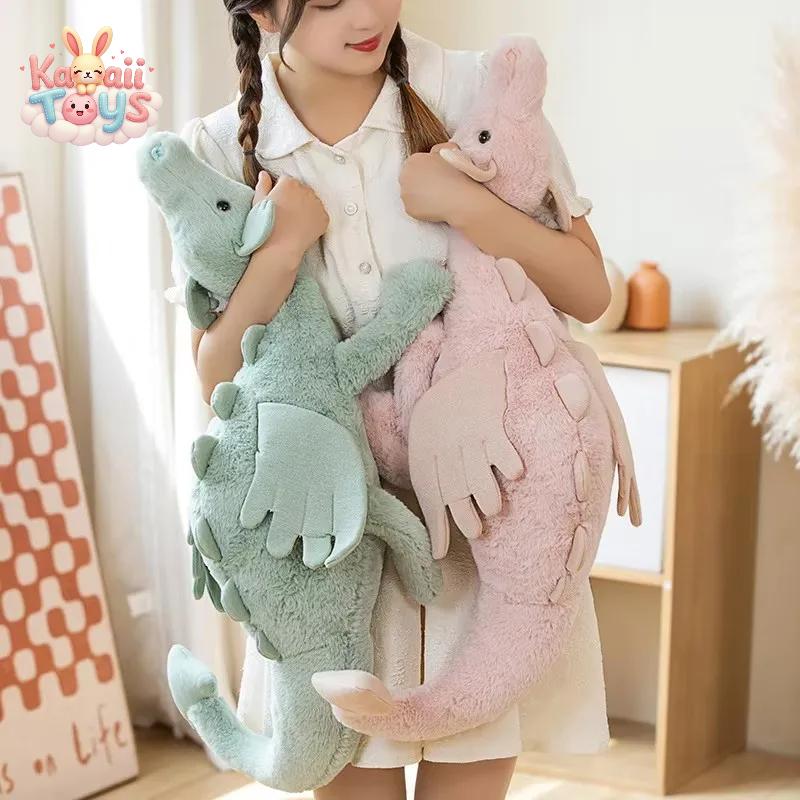 Magical Fuzzy Dragon Plush – Soft Stuffed Toy with Big Wings for Kids LKCOMO No977 Store