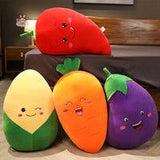 Kawaii Vegetable Plush Toys – Soft Carrot, Eggplant, Corn, Pepper Pillow Dolls Gift Kawaii Toys