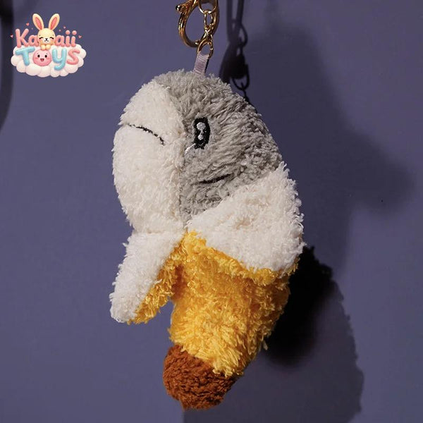 Banana Shark Plush Keychain – A Whimsical Ocean Friend!