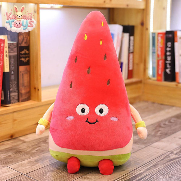 Realistic fruit plush toys Watermelon Kawaii Toys