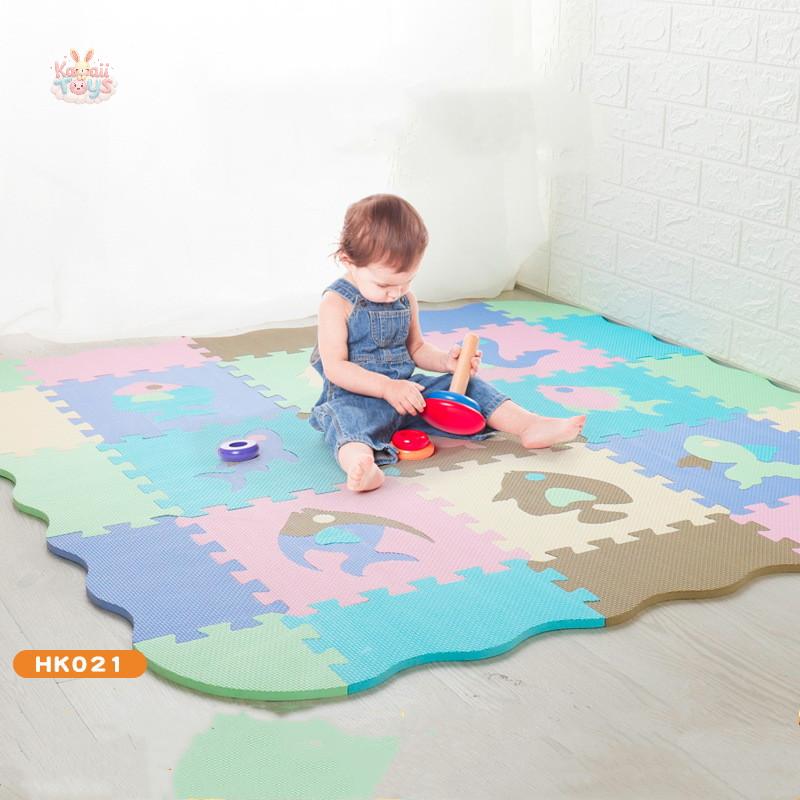 TinyTots Puzzle Play Mat - Safe Adventures Begin Here 2 style Kawaii Toys