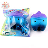 Slow Rebound Scented Toy Cute Starry Sky Teeth Kids Stress Relief Toys Kawaii Toys