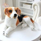 Simulation Giant Dog Toy Realistic Stuffed Animal Beagles Dog Plush Kawaii Toys