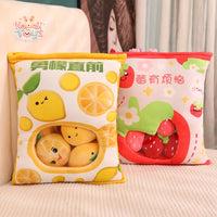 Plushie Fruit Bag – A Delightful Treat in a Cuddly Bag! Kawaii Toys