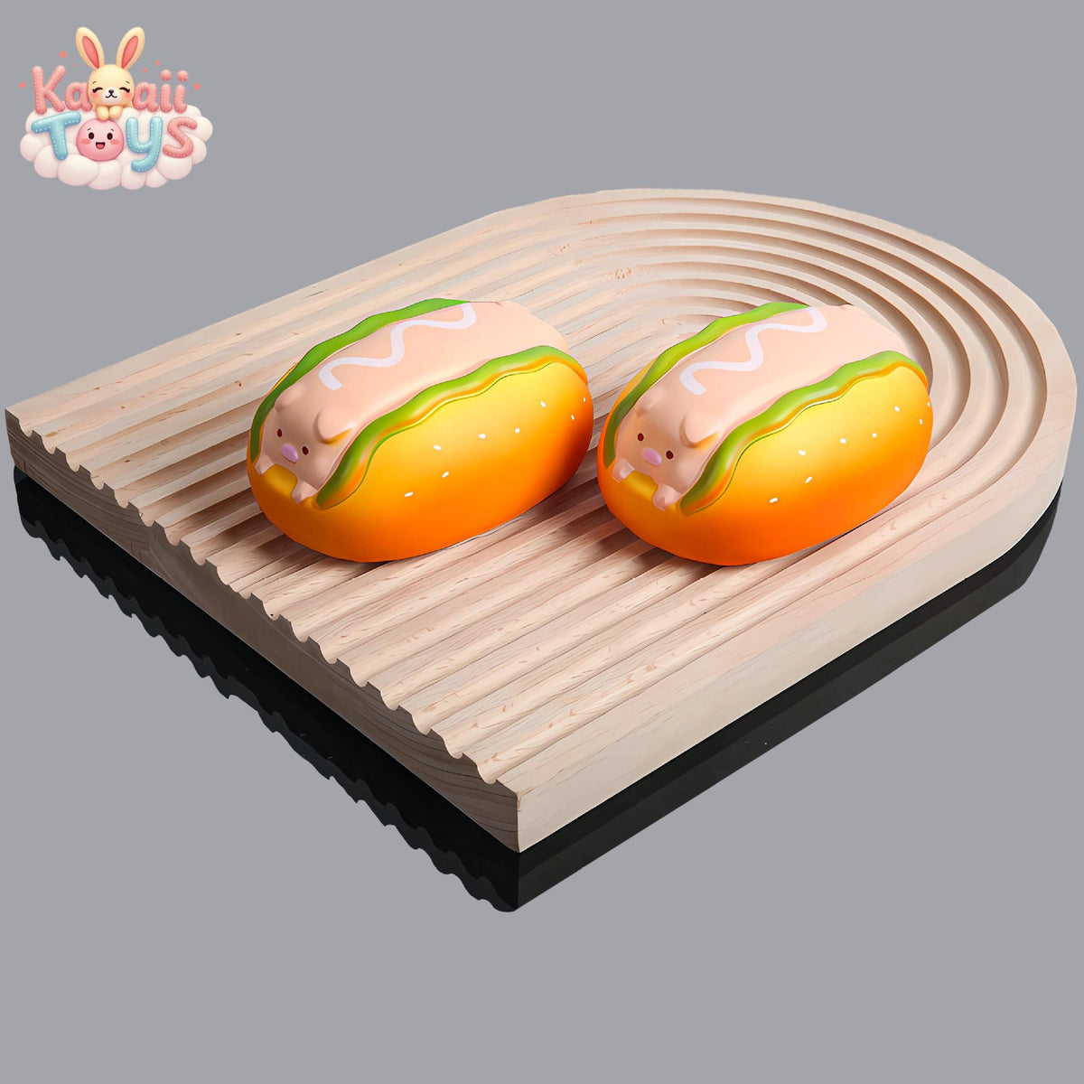 Slow Rebound Toast Bread Squeezing Toy Stress Relief Toy Steamer Steamed Stuffed Bun Kawaii Toys