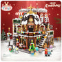 Christmas Cafe Mini Block Set – Santa & Coffee Shop