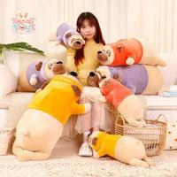 Big Size Cute Animal Kawaii Bulldog Plush Toy Sleeping Pillow Kawaii Toys