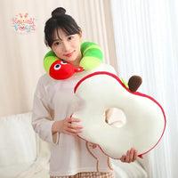 Soft Stuffed Apple with Bear – A Cuddly Surprise Inside! Kawaii Toys