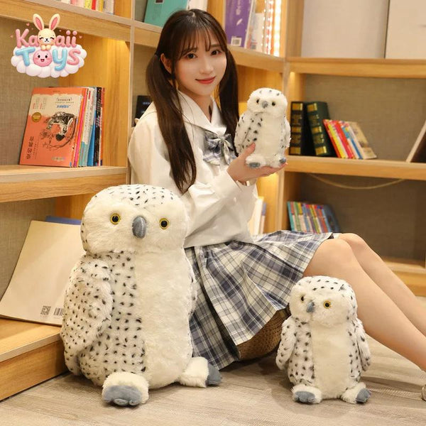 Owl Plush – A Majestic Snowy Companion Kawaii Toys