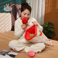 Plushie Fruit Bag – A Delightful Treat in a Cuddly Bag! Kawaii Toys