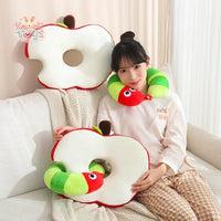 Soft Stuffed Apple with Bear – A Cuddly Surprise Inside! Kawaii Toys