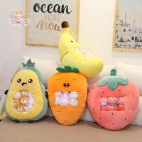 Plush Fruit Toy with Cute Bear – A Sweet and Snuggly Surprise! Kawaii Toys