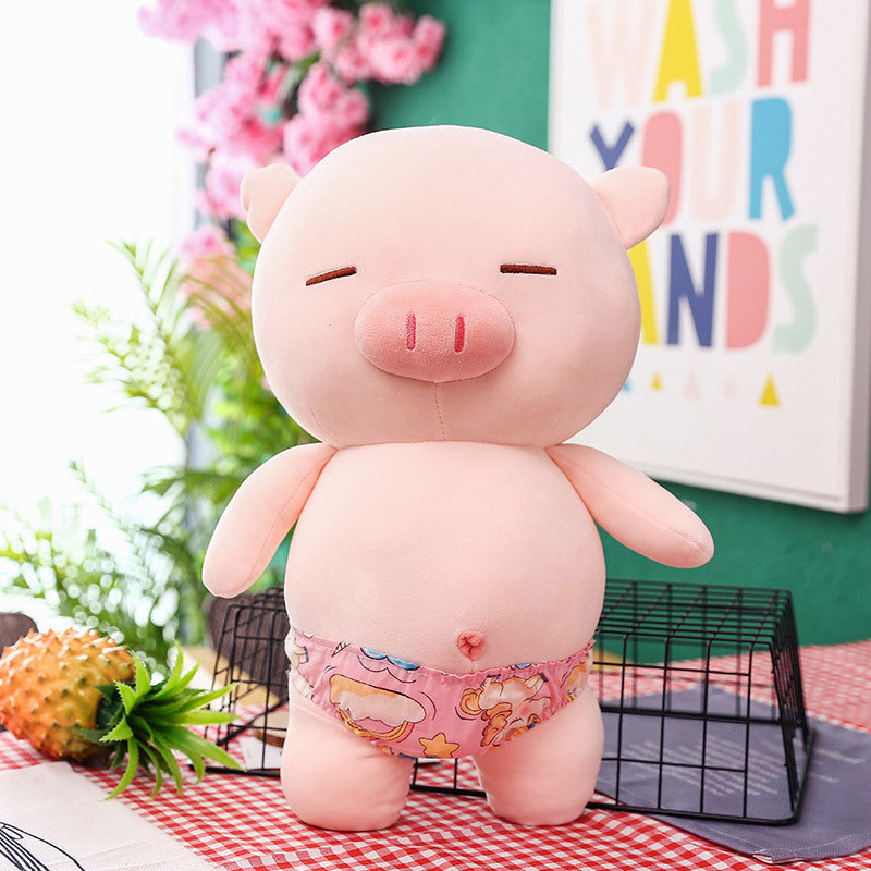 Beach pig plush toy