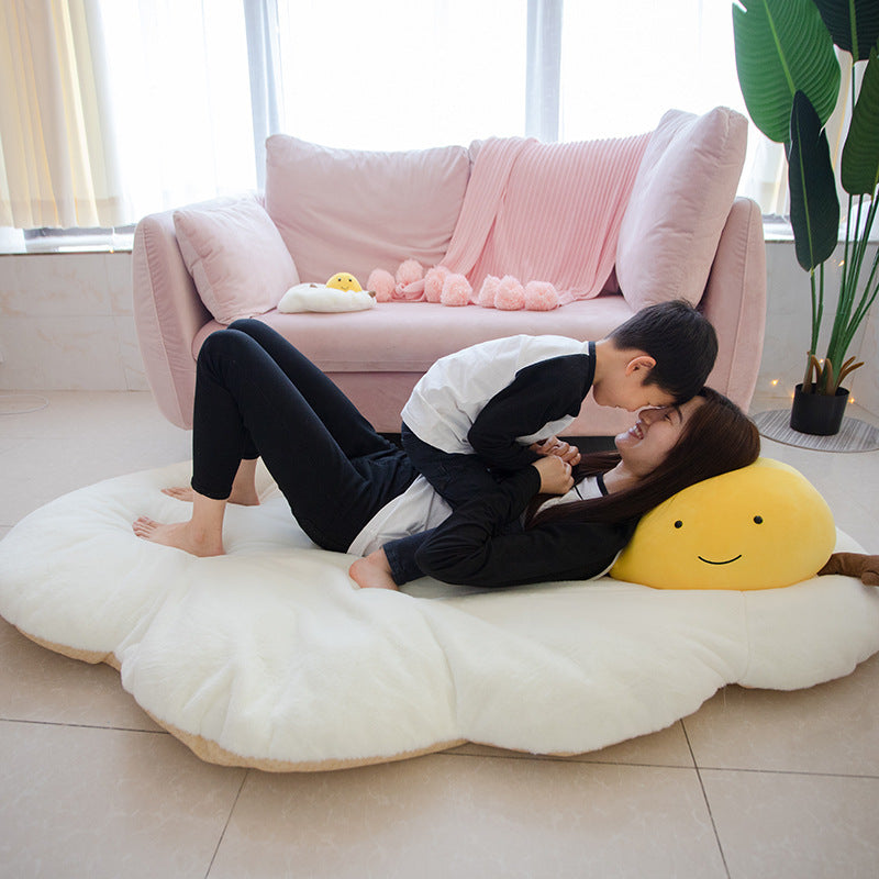 Plush Toy Poached Egg Leisure Sleeping Lying Cushion Pillow