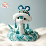 Year Of Snake Super Cute Elegant Toy Plush Good-looking Gift Elegant Snake Green 40cm Twistable Kawaii Toys