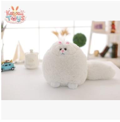 Plush Fluffy Persian Cat Toys White Kawaii Toys