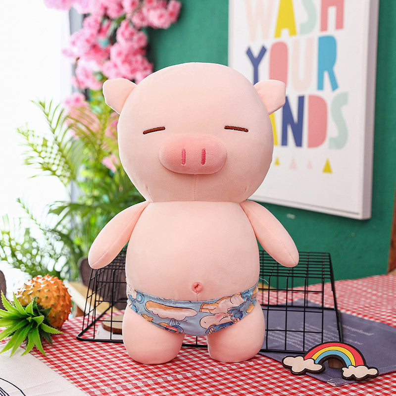 Beach pig plush toy