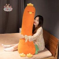 Giant, Assorted Plush Vegetable, Chicken Cosplay (Mushroom, Eggplant, Carrot, Broccoli) Kawaii Toys