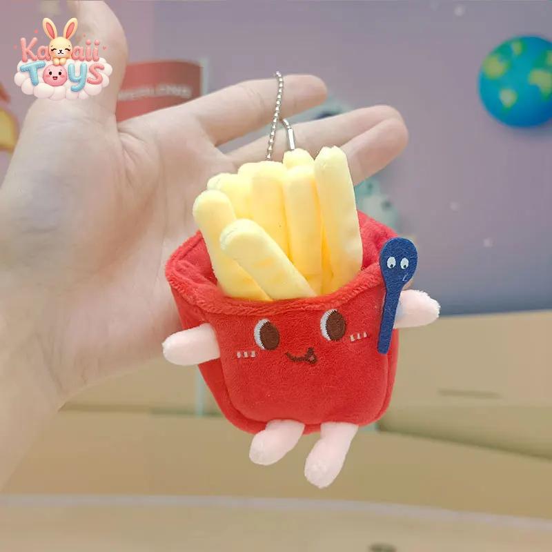 Kawaii Food Plush Keychain – A Bite-Sized Delight!