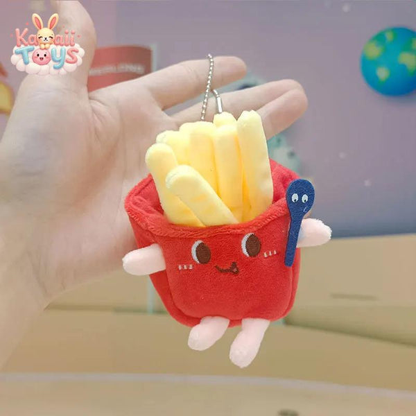 Kawaii Food Plush Keychain – A Bite-Sized Delight!