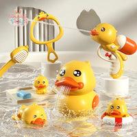 New Bath Toys – Cute Duck Faucet Shower & Water Game for Babies Kawaii Toys