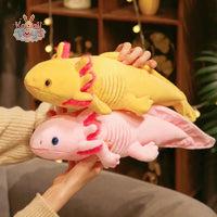 Kawaii Axolotl Salamander Fuzzy Plush – The Cutest Underwater Friend Kawaii Toys