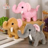 Electronic Plush Pet with Sound – The Cutest Walking Elephant Toy Kawaii Toys