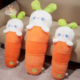 Long Plush Carrot Bunny – The Cutest Cuddle Buddy! Kawaii Toys