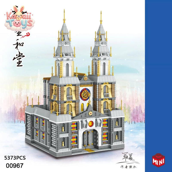 Mini Architecture Block Set – Tower, Temple & Church