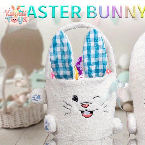 Easter Basket Rabbit Candy Bag Plush