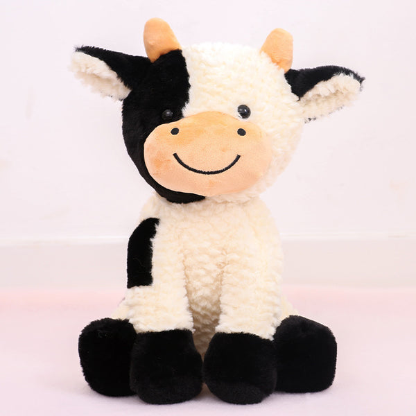 Toy Cute Sitting Cow Doll Cow Plush Toys Wholesale Ox Year Mascot